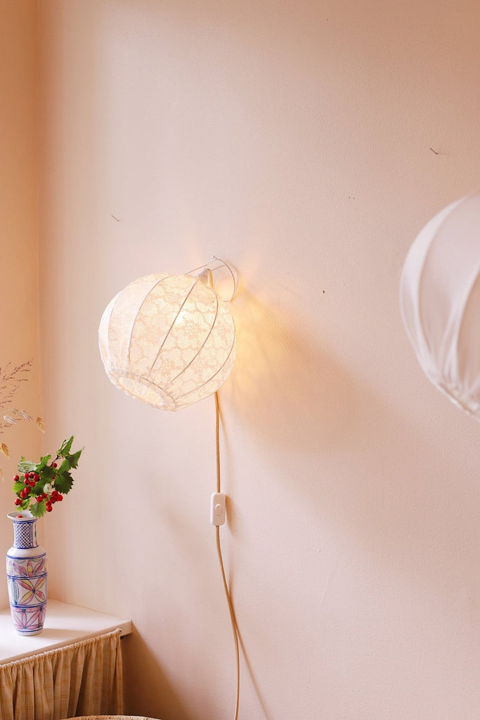 Vägg lampskärm Myrull Spets