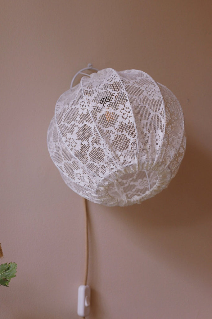 Vägg lampskärm Myrull Spets