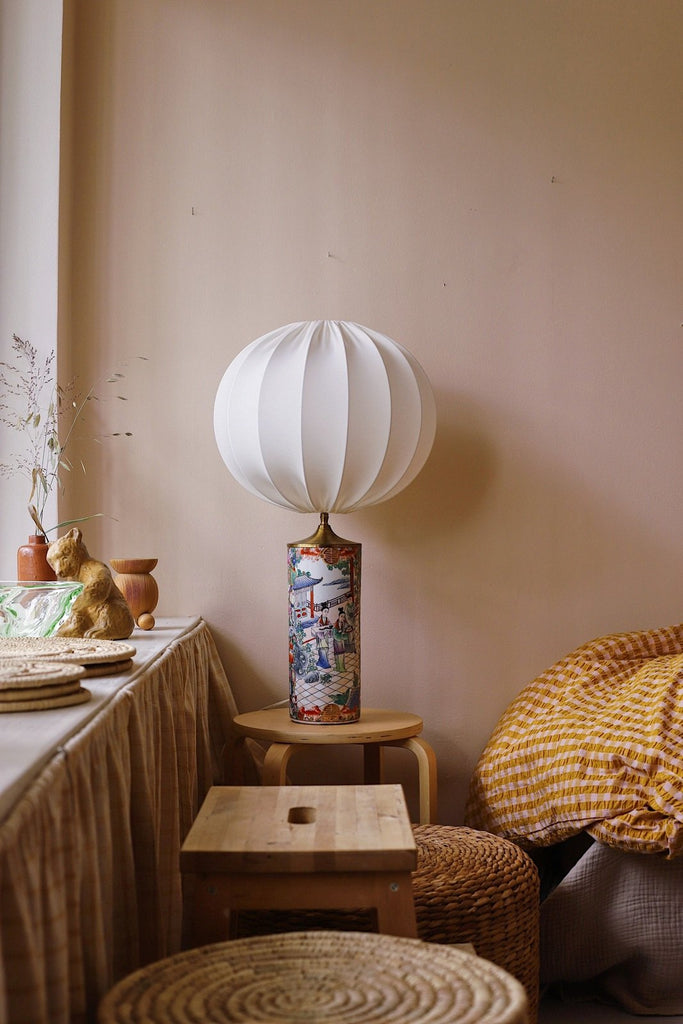 Lampskärm bordslampa boll