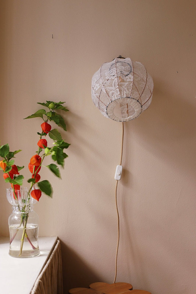 Vägg lampskärm Myrull Spets & koppar