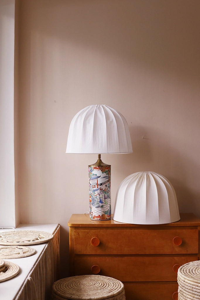 Fjällsippa lampskärm 40 cm till golvlampa och bordslampa Lampverket