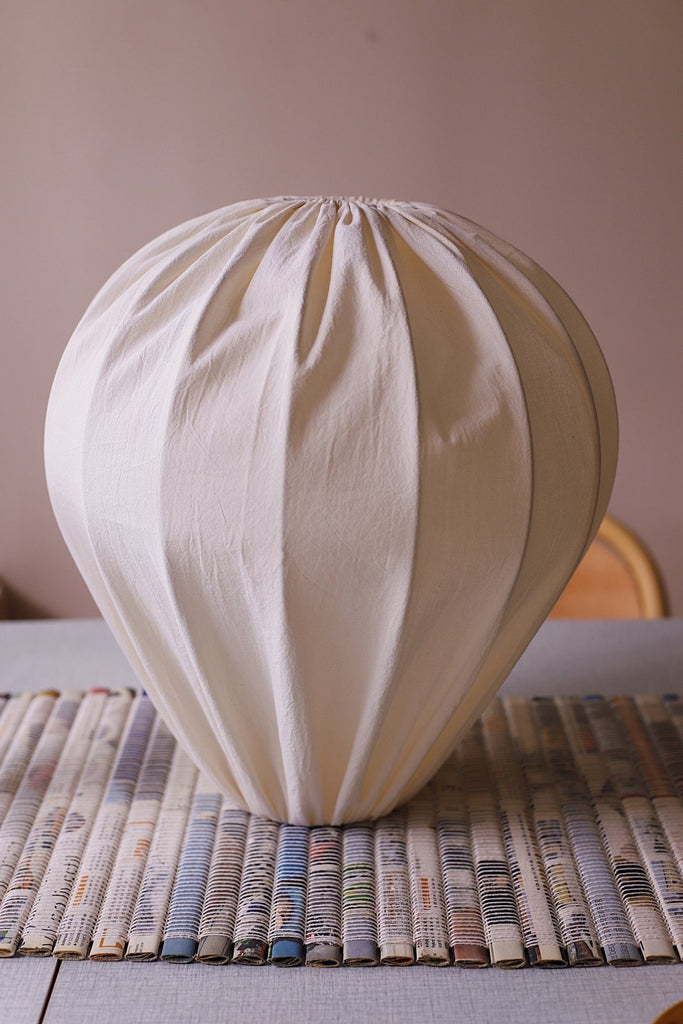 Taklampa ballong 36 cm ljusbeige