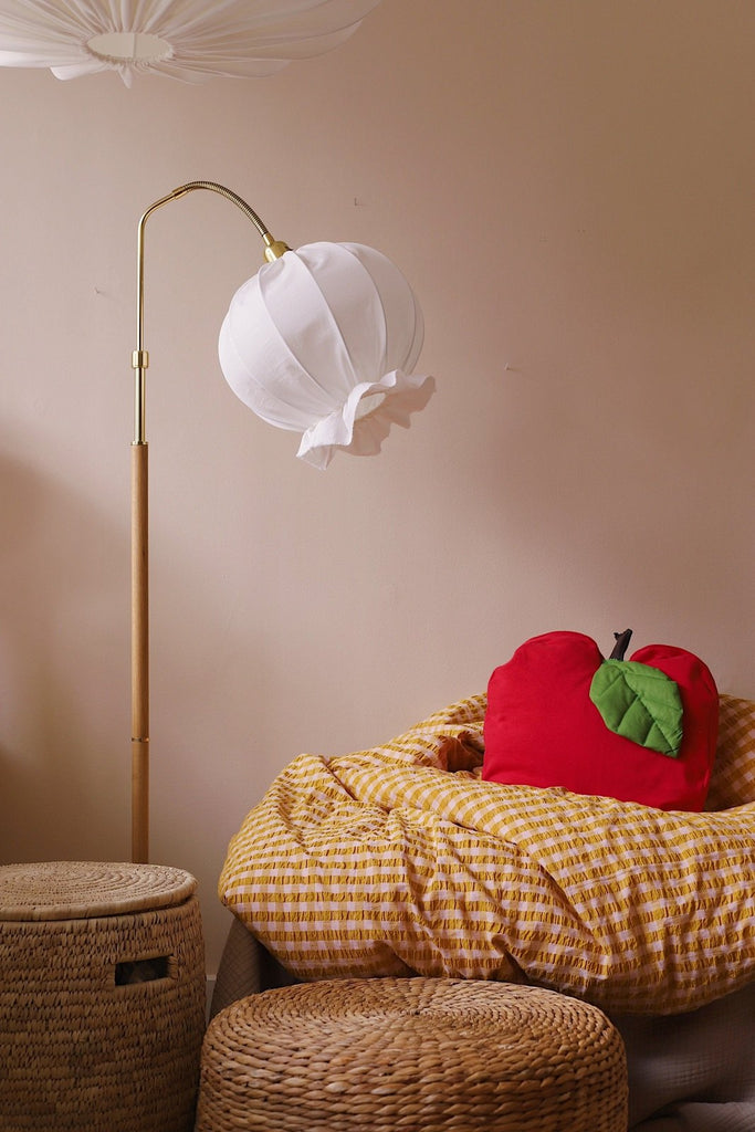 Myrull lampskärm med krage 30 cm, toppringsfäste