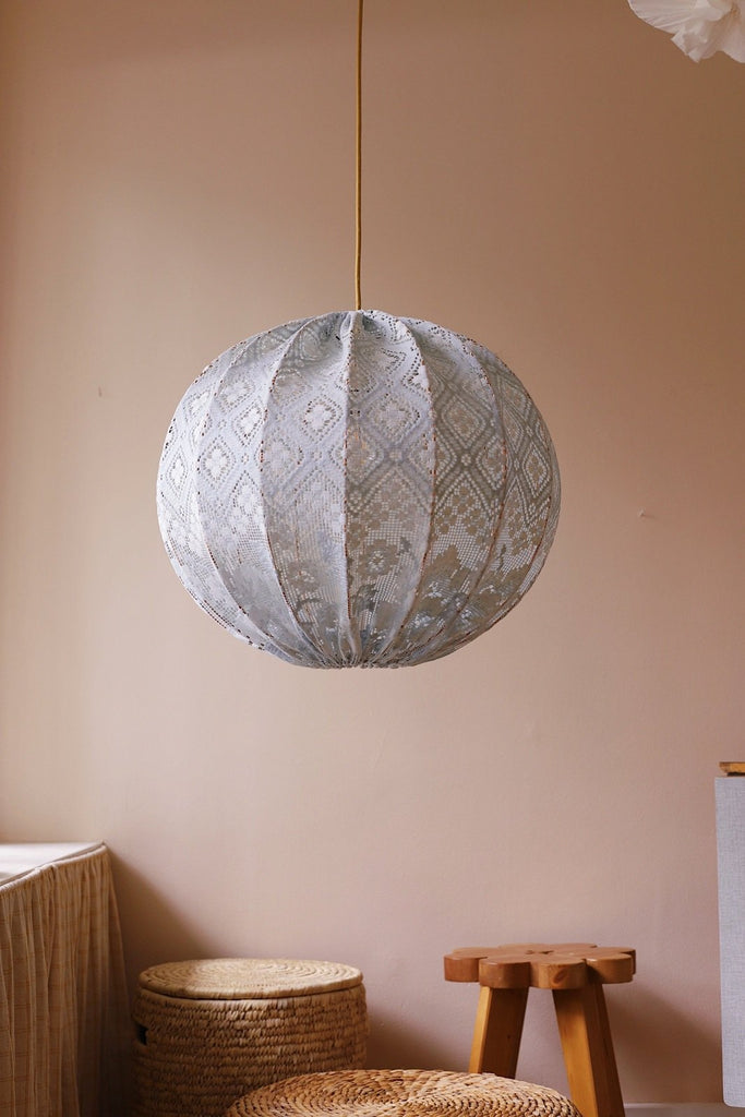 vintage taklampa sovrum