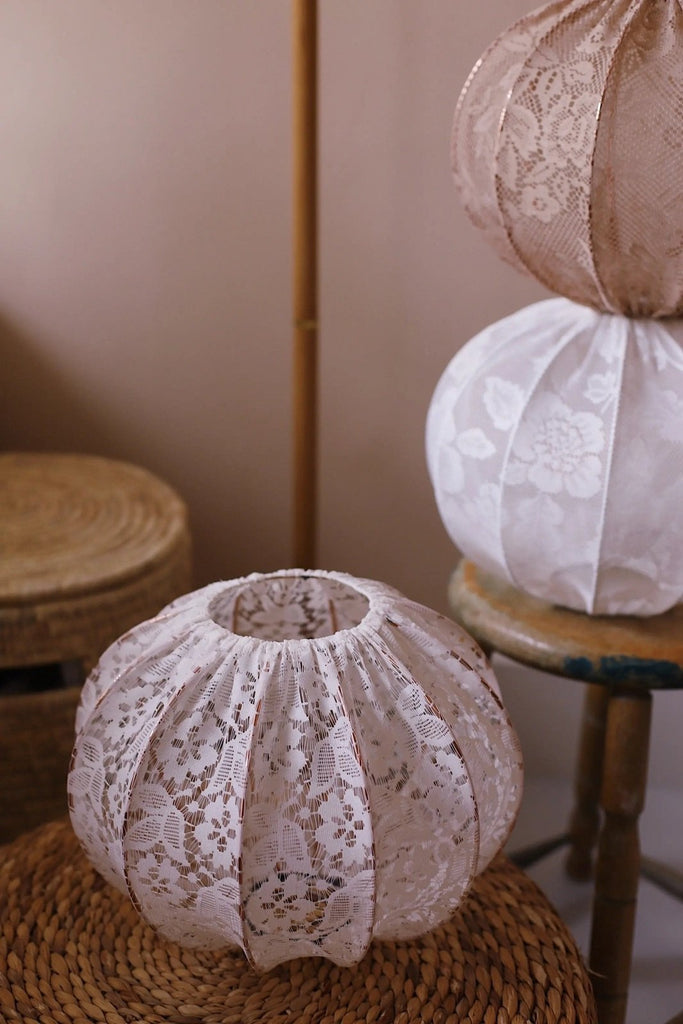 Lampskärm golvlampa med arm